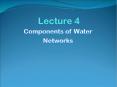 Components of Water Networks PowerPoint PPT Presentation