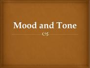 Mood and Tone
