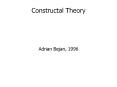 Constructal Theory PowerPoint PPT Presentation
