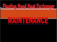FLOATING HEAD Heat Exchanger