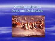 Greek and Roman Gods and Goddesses