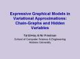 Expressive Graphical Models in Variational Approximations: Chain-Graphs and Hidden Variables PowerPoint PPT Presentation