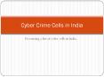 Cyber Crime Cell in India PowerPoint PPT Presentation