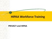 HIPAA Workforce Training