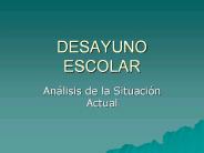 DESAYUNO ESCOLAR