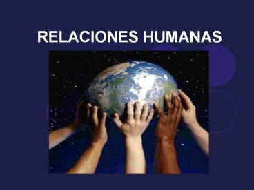 RELACIONES HUMANAS