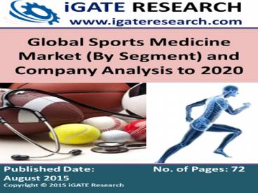 Global Sports Medicine Market Analysis