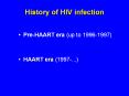 History of HIV infection PowerPoint PPT Presentation