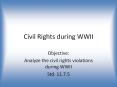 Civil Rights during WWII PowerPoint PPT Presentation