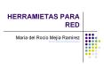 HERRAMIETAS PARA RED PowerPoint PPT Presentation