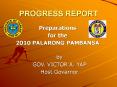 PROGRESS REPORT PowerPoint PPT Presentation