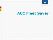 ACC Fleet Saver