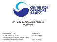3rd Party Certification Process PowerPoint PPT Presentation