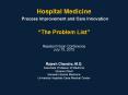 Hospital Medicine  Process Improvement and Care Innovation   PowerPoint PPT Presentation