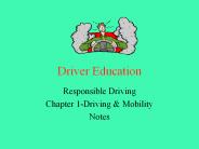 Driver Education