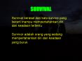 SURVIVAL PowerPoint PPT Presentation