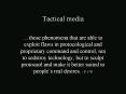 Tactical media PowerPoint PPT Presentation