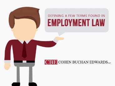 Defining a Few Terms Found in Employment Law