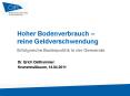 Hoher Bodenverbrauch  PowerPoint PPT Presentation