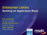 Enterprise Library Building an Application Block