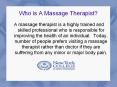Some Important Information Regarding Massage Therapy Program PowerPoint PPT Presentation