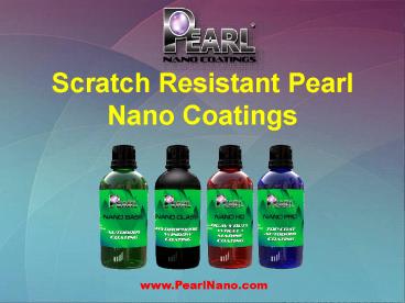 Pearl Nano Coatings
