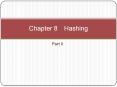 Chapter 8 Hashing PowerPoint PPT Presentation