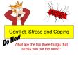 Conflict, Stress and Coping PowerPoint PPT Presentation