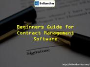Beginners Guide for Contract Management Software