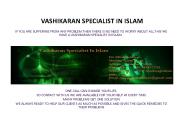 Best Vashikaran Specialist In Islam
