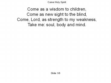 Come%20Holy%20Spirit