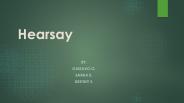 Hearsay