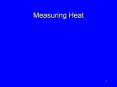 Measuring Heat PowerPoint PPT Presentation