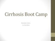 Cirrhosis Boot Camp