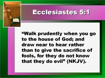 Ecclesiastes 5:1