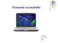 Prenosni racunalniki PowerPoint PPT Presentation