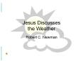 Jesus Discusses the Weather PowerPoint PPT Presentation