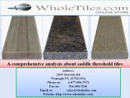 A comprehensive analysis about saddle threshold tiles