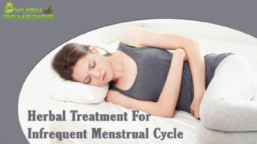 Natural Herbal Treatment For Infrequent Menstrual Cycle