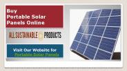 Portable Solar Panels