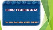 NANO TECHNOLOGY