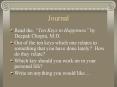 Journal PowerPoint PPT Presentation