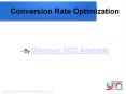 Conversion Rate Optimization Process Adelaide - Discover SEO Adelaide PowerPoint PPT Presentation