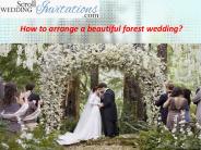 How to arrange a beautiful forest wedding (1)