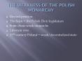 THE WEAKNESS OF THE POLISH MONARCHY PowerPoint PPT Presentation
