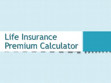 Life Insurance Policy Quotes