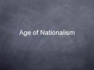 Age of Nationalism