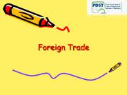 Foreign Trade