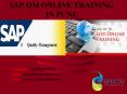 sap qm online training in pune PowerPoint PPT Presentation