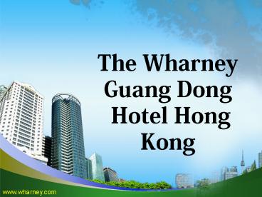 Things You Can Get in the Hotels in Hong Kong Today